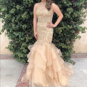 Prom Dress- champagne